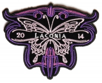 Laconia 2014 Patch Purple Butterfly Laconia 2014 Patch Purple Butterfly